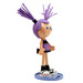 Fofucha de pelo morado con coletas