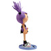Fofucha de pelo morado con coletas