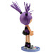 Fofucha de pelo morado con coletas