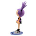 Fofucha de pelo morado con coletas
