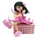 Fofucha Hada rosa sentada en caja