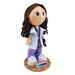 Fofucha médico-doctora con pijama lila